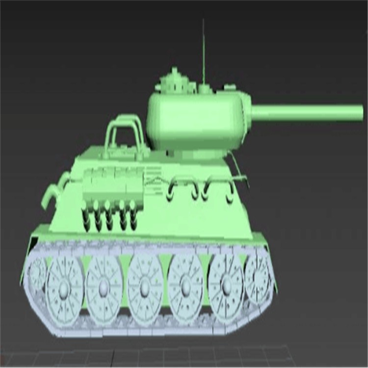 博望充气军用坦克模型